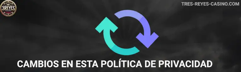 Cambios en esta política de privacidad 3reyes
