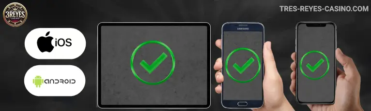 Availability of Apps at Tres reyes casino