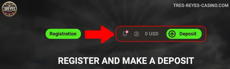Step 2 – Register and Make a Deposit